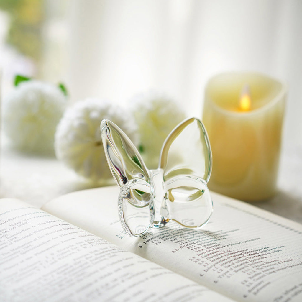 Crystal Glass Butterfly Figurine – A Symbol of Transformation and Grace | Zen Ara Grove