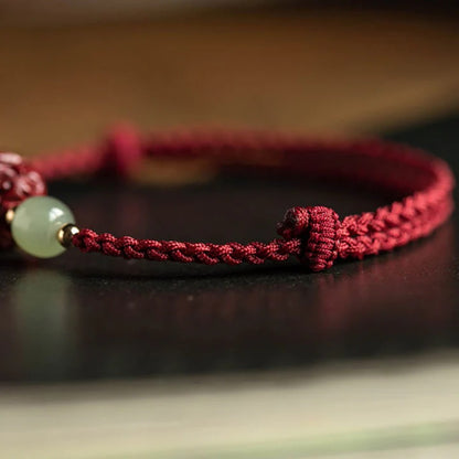 LIMITED TIME OFFER-Handmade Adjustable Red Cord Bracelet – 12 Chinese Zodiac for Good Fortune | Zen Ara Grove