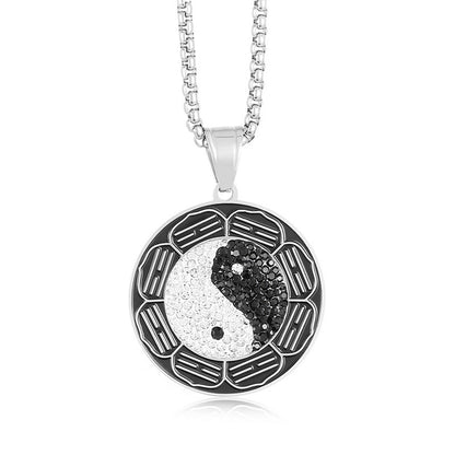 Taiji Bagua Yin-Yang Pendant Necklace – Energy & Protection | Zen Ara Grove