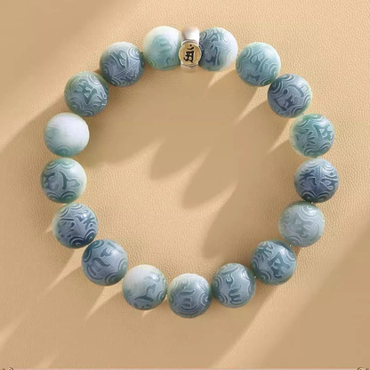 LIMITED TIME OFFER · Bodhi Seed Zodiac Buddha Bracelet — Engraved Om Mani Padme Hum | Zen Ara Grove
