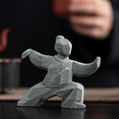 Tai Chi Kung Fu Creative Figurine Set | Zen Ara Grove