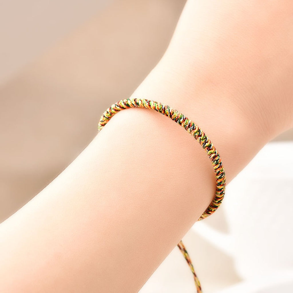Handmade Multi-Color Diamond Knot Rope Bracelet – Colors Carrying Good Fortune | Zen Ara Grove