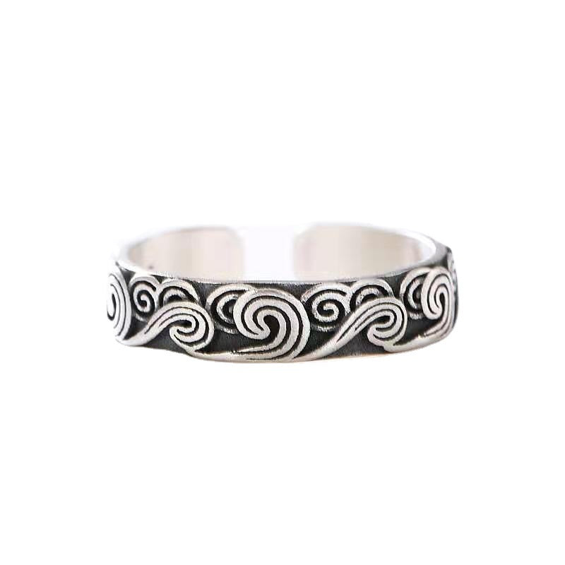Simple Zen-Inspired Cloud Ring | Zen Ara Grove