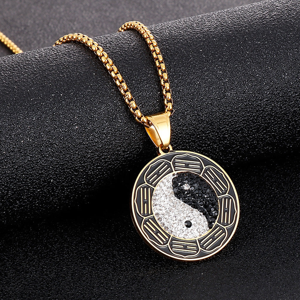 Taiji Bagua Yin-Yang Pendant Necklace – Energy & Protection | Zen Ara Grove
