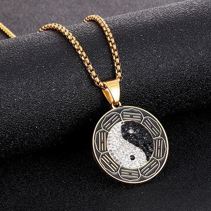Taiji Bagua Yin-Yang Pendant Necklace – Energy & Protection | Zen Ara Grove