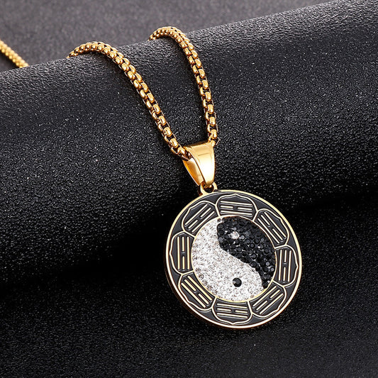 Taiji Bagua Yin-Yang Pendant Necklace – Energy & Protection | Zen Ara Grove