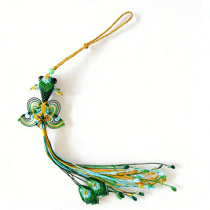 Handmade Chinese Knot Tassel – Koi Fish & Phoenix Tail Design to Sweep Away Worries | Zen Ara Grove
