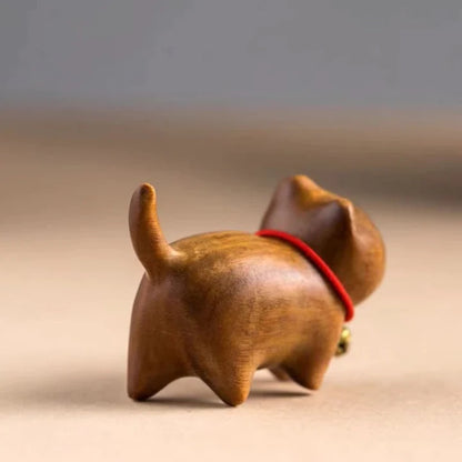 Green Sandalwood Small Leaf Red Sandalwood Cute Cat Animals Soothing Peace Decoration