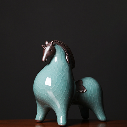 Tang Dynasty Ceramic Horse Figurine | Zen Ara Grove
