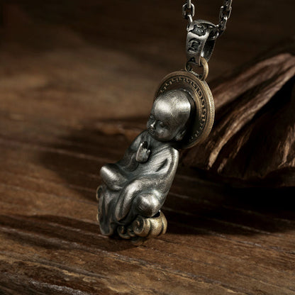 TODAY ONLY! Sudhana Enlightened Silver Pendant Necklace