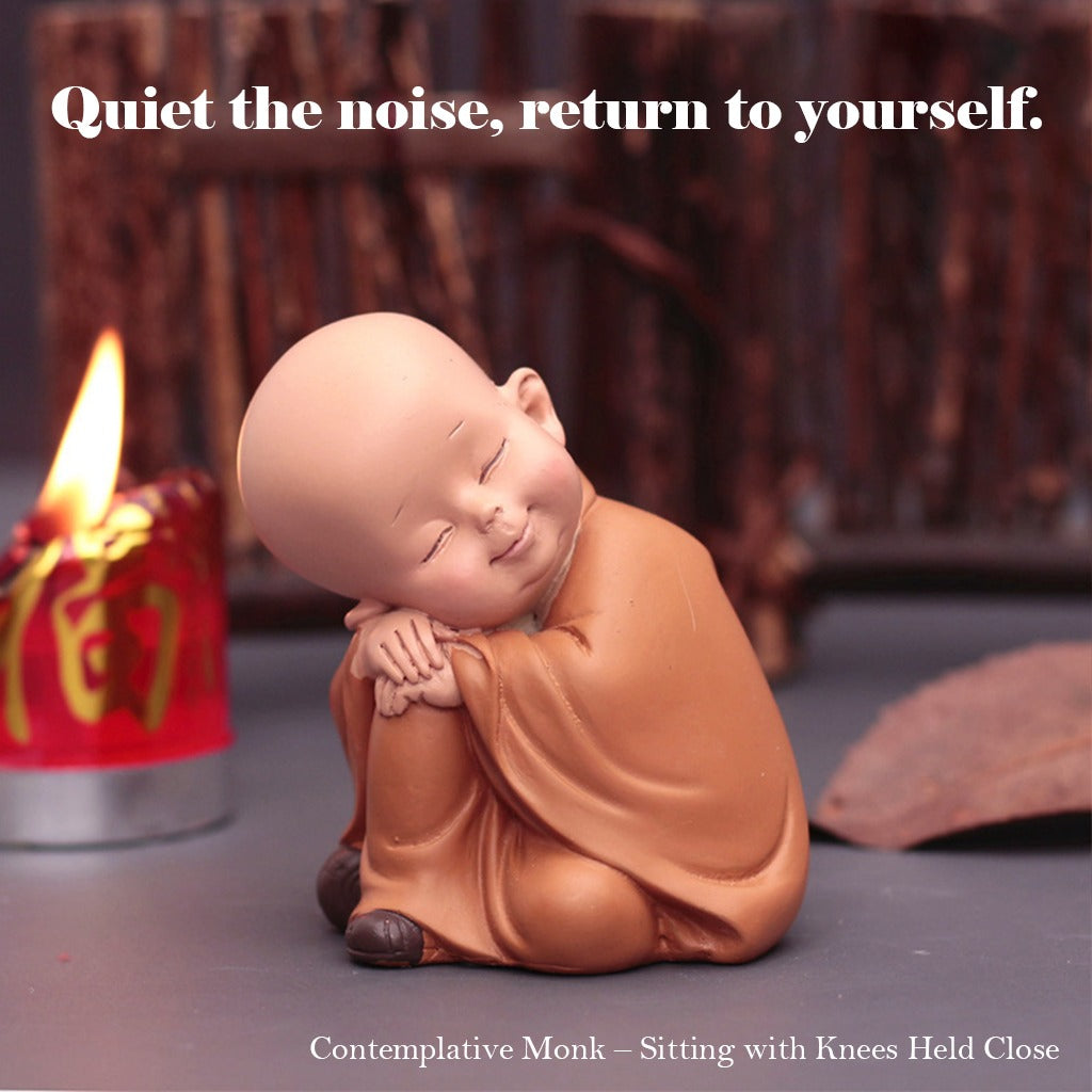 Cute Zen Monk Figurines| Zen Ara Grove