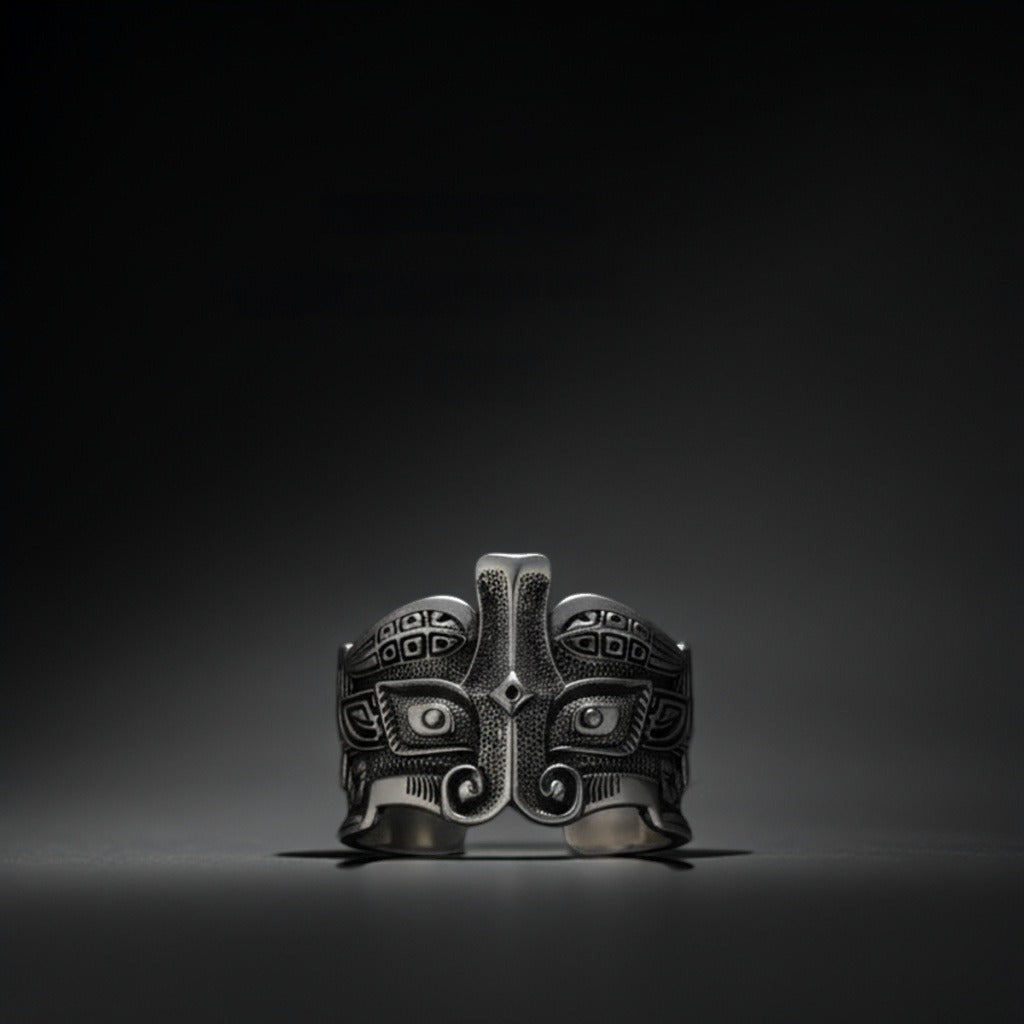 Taotie Beast Ring – Ancient Guardian of Strength | Zen Ara Grove