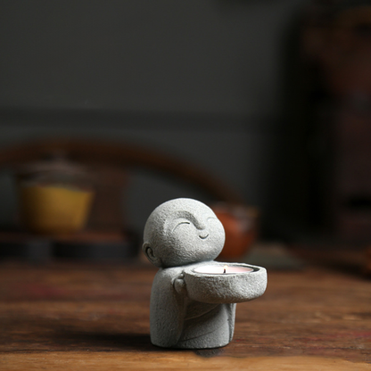 Japanese Jizo Candle Holder – Symbol of Protection | Zen Ara Grove