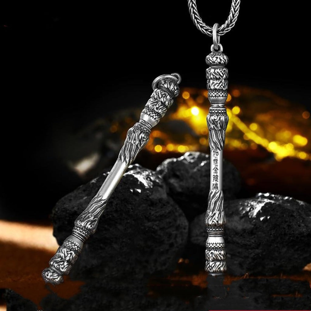 Wukong Ruyi Staff Pendant – Symbol of Strength & Freedom | Zen Ara Grove