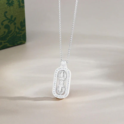 S925 Sterling Silver Pixiu Vajra Pendant Necklace – Prosperity & Protection | Zen Ara Grove