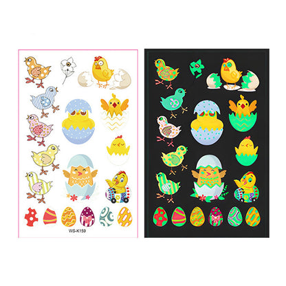 Glow‑in‑the‑Dark Easter Tattoo Stickers – Fun & Creativity | Zen Ara Grove