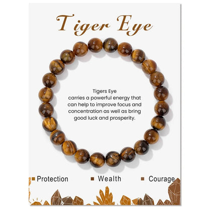 Crystal Beaded Bracelet with Elastic Cord – Handmade Design | Zen Ara Grove