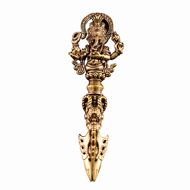 Ganesha Vajra — Wisdom & Protection Talisman | Zen Ara Grove