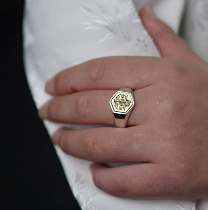 Daoist "Yu Jian Er" Seal Ring – Symbol of Wisdom and Cultural Blessing | Zen Ara Grove