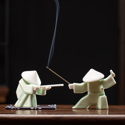 Samurai Incense Duel | Zen Ara Grove