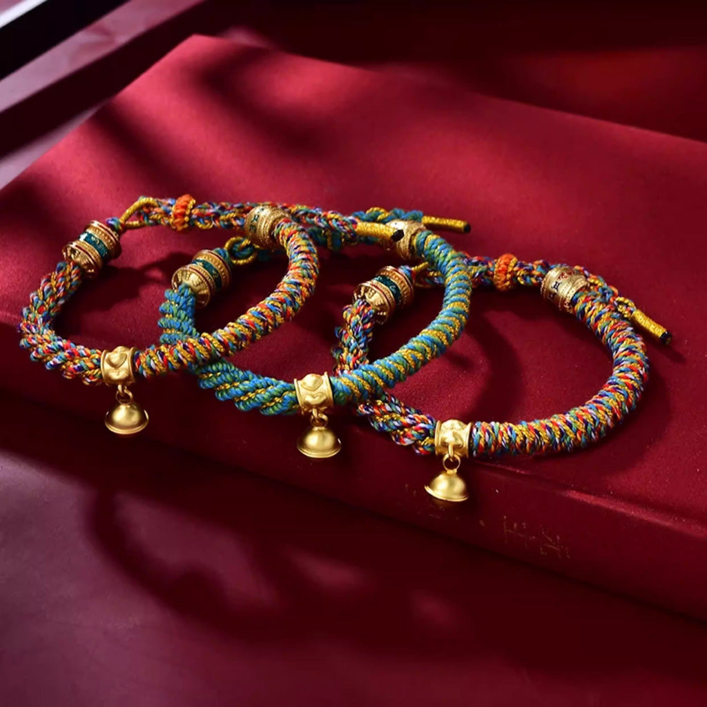 Hand‑Woven Blessing Bracelet – Color Options Symbolizing Peace and Protection | Zen Ara Grove
