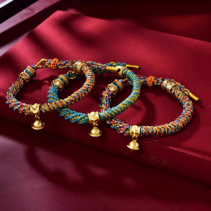 Hand‑Woven Blessing Bracelet – Color Options Symbolizing Peace and Protection | Zen Ara Grove