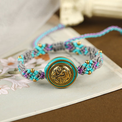 Handwoven Blessing Bracelet – Inspired by Desert Silk Road | Zen Ara Grove