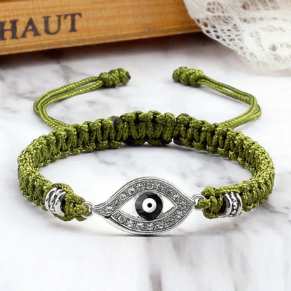 Adjustable Evil Eye Cord Bracelet – Ward Off Negativity, Invite Good Fortune | Zen Ara Grove