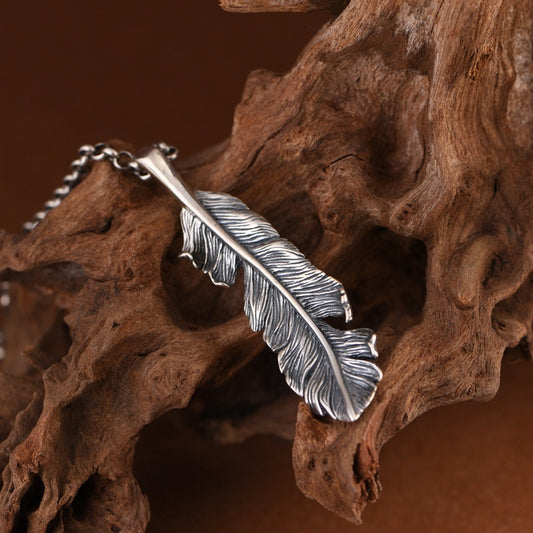 Zen Eagle Feather Pendant – Strength & Freedom | Zen Ara Grove