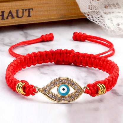 Adjustable Evil Eye Cord Bracelet – Ward Off Negativity, Invite Good Fortune | Zen Ara Grove