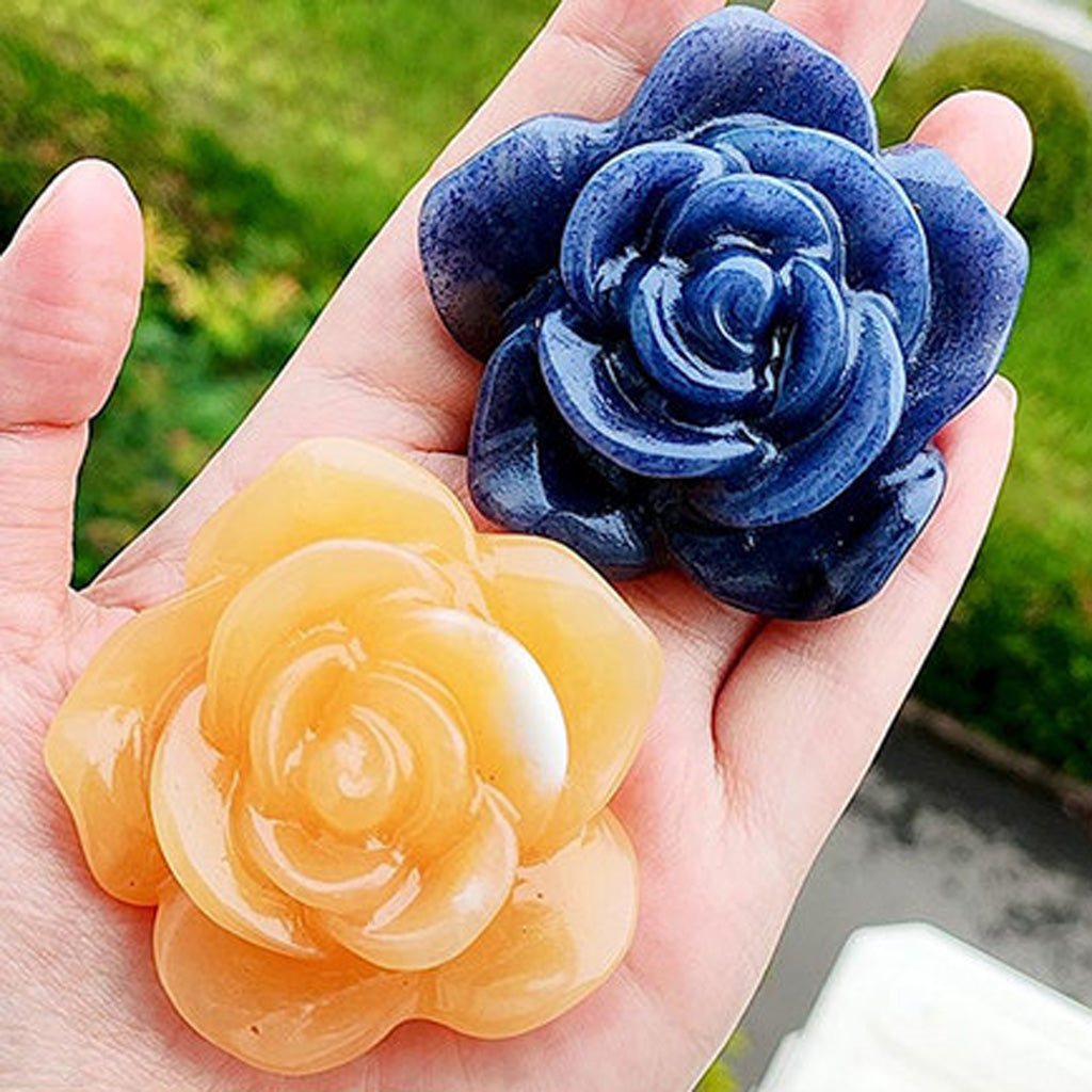 Natural Crystal Rose Ornament – Elegance in Motion, Beauty You Can Hold | Zen Ara Grove