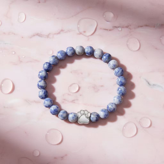 Blue Cat Blue Stone Protective Bracelet | Zen Ara Grove