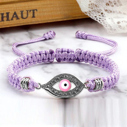 Adjustable Evil Eye Cord Bracelet – Ward Off Negativity, Invite Good Fortune | Zen Ara Grove