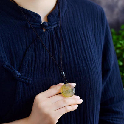 Five Sacred Mountains Yin-Yang Amulet Pendant  – Balance & Protection | Zen Ara Grove