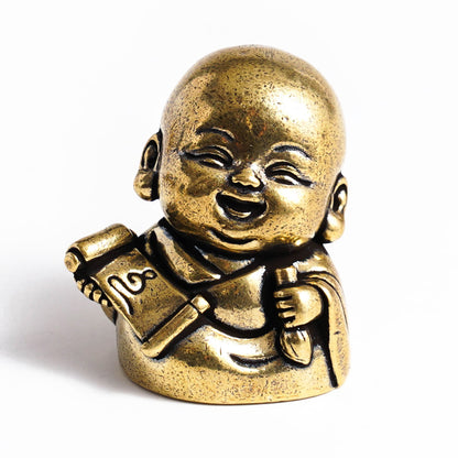 Handcrafted Solid Brass Monk’s Pursuit of Arts Collection | Zen Ara Grove