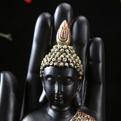 Zen Palm Buddha Figurine | Zen Ara Grove