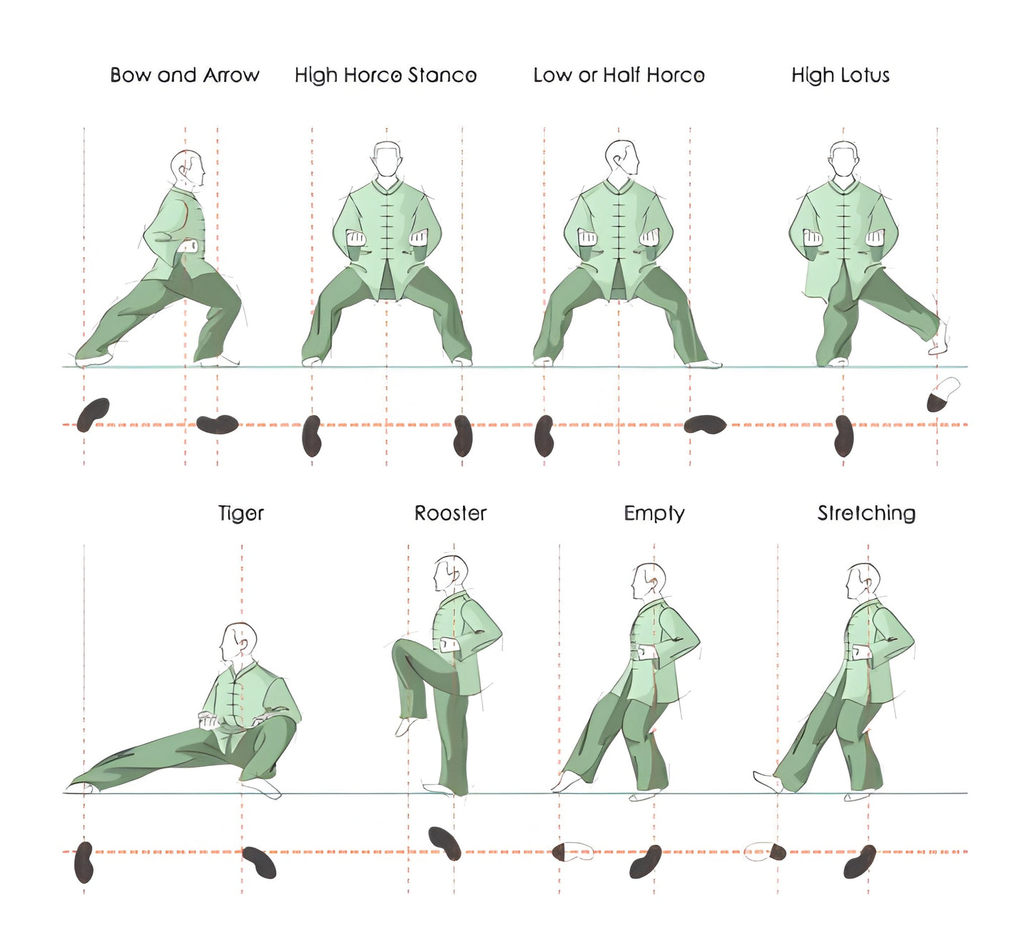 Tai Chi Kung Fu Creative Figurine Set | Zen Ara Grove