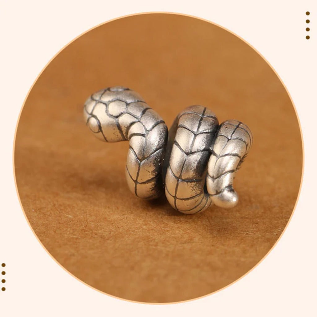 Adjustable 925 Sterling Silver Snake Bracelet – Symbol of Strength, Fortune & Protection | Zen Ara Grove