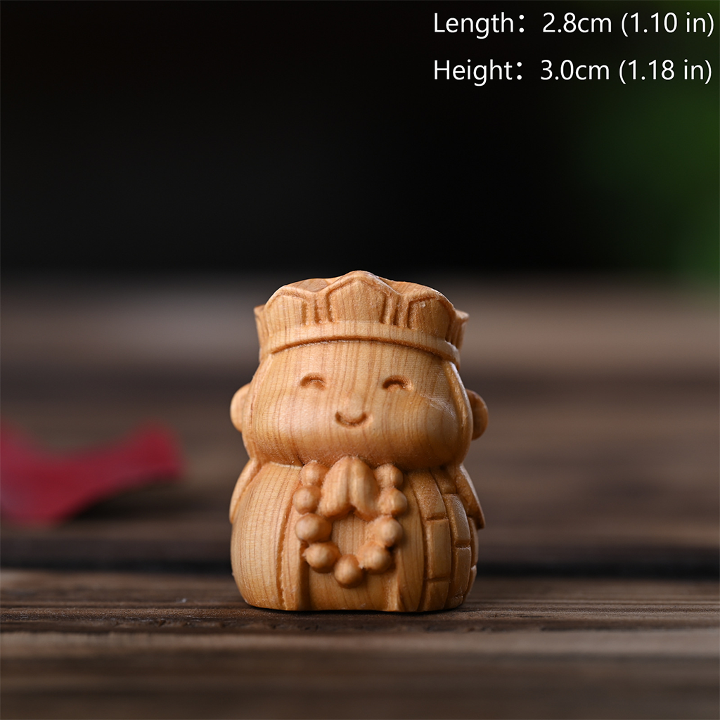 Monkey King Sun Wukong & Three Companions Cypress Wood Figurines | Zen Ara Grove