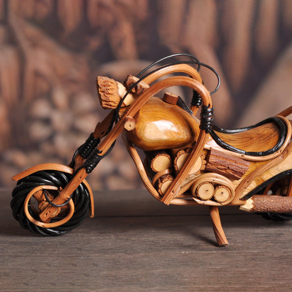 Rustic Rattan Motorcycle Décor – Soul of Freedom, Spirit of Craft | Zen Ara Grove