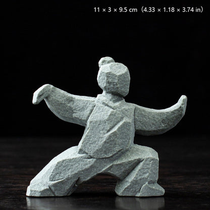 Tai Chi Kung Fu Creative Figurine Set | Zen Ara Grove