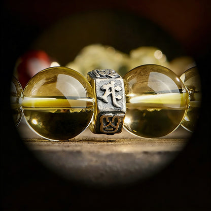 Yellow Citrine Double Pixiu Bracelet — Meaning of Wealth & Fortune| Zen Ara Grove
