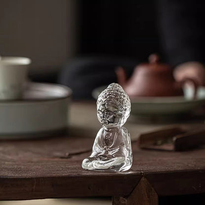 Handmade Glass Buddha Ornament – Capturing the Quiet Essence of Zen | Zen Ara Grove