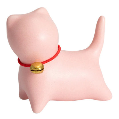 Mini Small Cute Cat Tea Pet Ceramic Home Desk Figurine Decoration | Zen Ara Grove