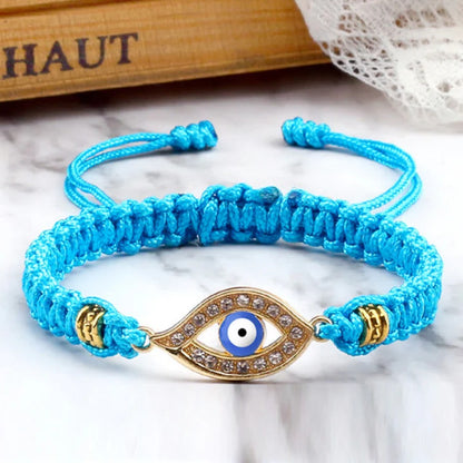 Adjustable Evil Eye Cord Bracelet – Ward Off Negativity, Invite Good Fortune | Zen Ara Grove