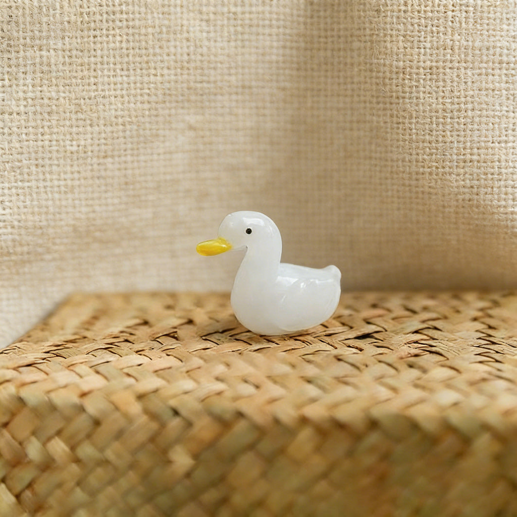 Peaceful Glass Duck Figurine – Bringing Calm Energy and Joy to Your Space | Zen Ara Grove