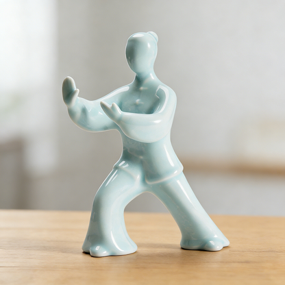 Elegant Female Tai Chi Master Figurine – Grace in Motion | Zen Ara Grove
