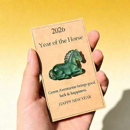 Colorful Phantom Crystal Glass Horse Figurine – A Symbol of Fortune and Vitality | Zen Ara Grove