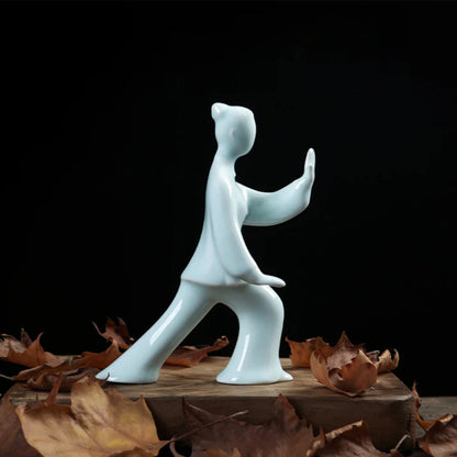 Elegant Female Tai Chi Master Figurine – Grace in Motion | Zen Ara Grove