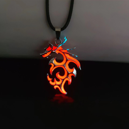 Night Glow Dragon Necklace – Strength and Courage | Zen Ara Grove